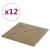 Panouri de perete 12 buc. cappuccino 30x30 cm piele eco 1,08 m² GartenMobel Dekor