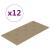 Panouri de perete 12 buc. cappuccino 60x30 cm piele eco 2,16 m² GartenMobel Dekor