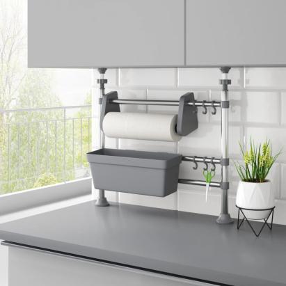 Organizator de bucătărie reglabil, aluminiu GartenMobel Dekor