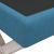 Taburet de depozitare, albastru, 110x45x49 cm, catifea GartenMobel Dekor