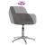 Scaun de birou pivotant, gri deschis, material textil GartenMobel Dekor