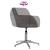 Scaun de birou pivotant, gri închis, material textil GartenMobel Dekor