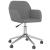 Scaun de birou pivotant, gri deschis, material textil GartenMobel Dekor