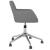 Scaun de birou pivotant, gri deschis, material textil GartenMobel Dekor