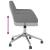 Scaun de birou pivotant, gri deschis, material textil GartenMobel Dekor