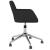 Scaun de birou pivotant, negru, material textil GartenMobel Dekor