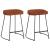 Scaune de bar Gavin 2 buc. 45,5x38x53 cm lemn masiv de mango GartenMobel Dekor