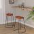 Scaune de bar Gavin 2 buc. 45x40x63 cm lemn masiv de mango GartenMobel Dekor