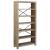 Bibliotecă cu 6 rafturi, 80x30x170 cm, lemn masiv de acacia GartenMobel Dekor