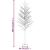 Mesteacăn cu LED, alb, 672 LED-uri alb calde, 400 cm GartenMobel Dekor