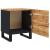 Noptiere, 2 buc., 40x33x46 cm, lemn masiv de acacia GartenMobel Dekor