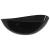 Chiuvetă din sticlă securizată, negru, 54,5x35x15,5 cm GartenMobel Dekor