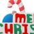 Decorațiune "Merry Christmas" gonflabilă, cu LED-uri, 197 cm GartenMobel Dekor