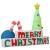Decorațiune "Merry Christmas" gonflabilă, cu LED-uri, 197 cm GartenMobel Dekor