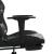 Scaun de gaming masaj/suport picioare negru/Camuflaj piele eco GartenMobel Dekor