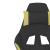 Scaun gaming masaj/suport picioare, negru/verde deschis textil GartenMobel Dekor