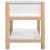 Noptiere, 2 buc., alb, 42x38x45 cm, lemn prelucrat GartenMobel Dekor