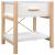 Noptiere, 2 buc., alb, 42x38x45 cm, lemn prelucrat GartenMobel Dekor