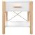 Noptiere, 2 buc., alb, 42x38x45 cm, lemn prelucrat GartenMobel Dekor