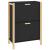 Pantofar, negru, 57,5x33x80 cm, lemn prelucrat GartenMobel Dekor