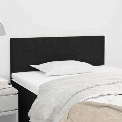 Tăblie de pat, negru, 80x5x78/88 cm, textil GartenMobel Dekor