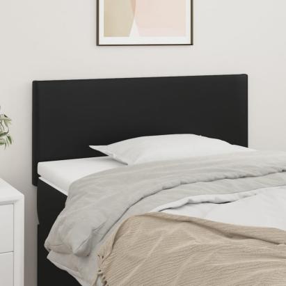 Tăblie de pat, negru, 80x5x78/88 cm, piele ecologică GartenMobel Dekor