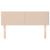Tăblii de pat 2 buc. cappuccino 72x5x78/88 cm piele ecologică GartenMobel Dekor