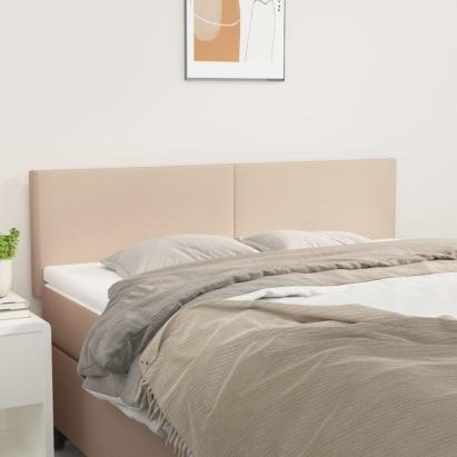 Tăblii de pat 2 buc. cappuccino 72x5x78/88 cm piele ecologică GartenMobel Dekor