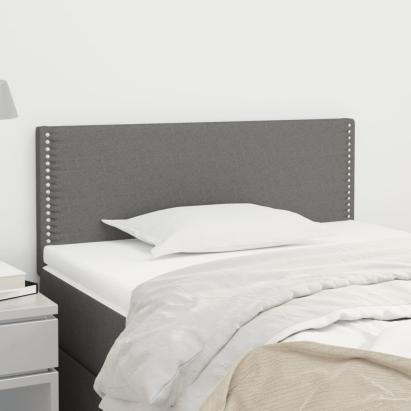 Tăblie de pat, gri închis, 80x5x78/88 cm, textil GartenMobel Dekor