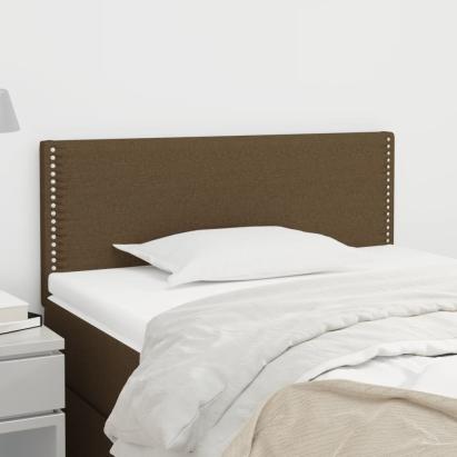 Tăblie de pat, maro închis, 80x5x78/88 cm, textil GartenMobel Dekor