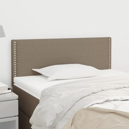 Tăblie de pat, gri taupe, 90x5x78/88 cm, textil GartenMobel Dekor