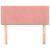 Tăblie de pat, roz, 90x5x78/88 cm, catifea GartenMobel Dekor