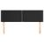 Tăblii de pat, 2 buc., negru, 72x5x78/88 cm, piele ecologică GartenMobel Dekor