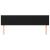 Tăblii de pat, 2 buc, negru, 100x5x78/88 cm, textil GartenMobel Dekor