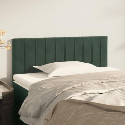 Tăblie de pat, verde închis, 80x5x78/88 cm, catifea GartenMobel Dekor