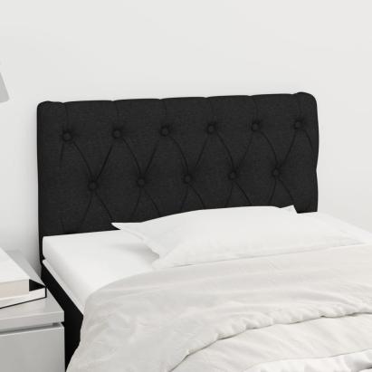 Tăblie de pat, negru, 80x7x78/88 cm, textil GartenMobel Dekor