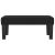 Bancă, negru, 70x30x30 cm, textil GartenMobel Dekor