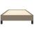 Cadru de pat, gri taupe, 90x190 cm, material textil GartenMobel Dekor