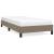Cadru de pat, gri taupe, 90x190 cm, material textil GartenMobel Dekor
