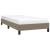 Cadru de pat, gri taupe, 90x190 cm, material textil GartenMobel Dekor