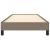 Cadru de pat, gri taupe, 90 x 200 cm, material textil GartenMobel Dekor