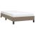 Cadru de pat, gri taupe, 90 x 200 cm, material textil GartenMobel Dekor