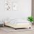 Cadru de pat, crem, 90 x 200 cm, material textil GartenMobel Dekor