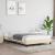 Cadru de pat, crem, 120x200 cm, material textil GartenMobel Dekor