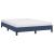 Cadru de pat, albastru, 140x190 cm, material textil GartenMobel Dekor