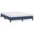 Cadru de pat, albastru, 140x190 cm, material textil GartenMobel Dekor