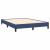 Cadru de pat, albastru, 140x190 cm, material textil GartenMobel Dekor