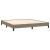 Cadru de pat, gri taupe, 180 x 200 cm, material textil GartenMobel Dekor