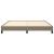 Cadru de pat, gri taupe, 180 x 200 cm, material textil GartenMobel Dekor