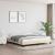 Cadru de pat, crem, 180 x 200 cm, material textil GartenMobel Dekor